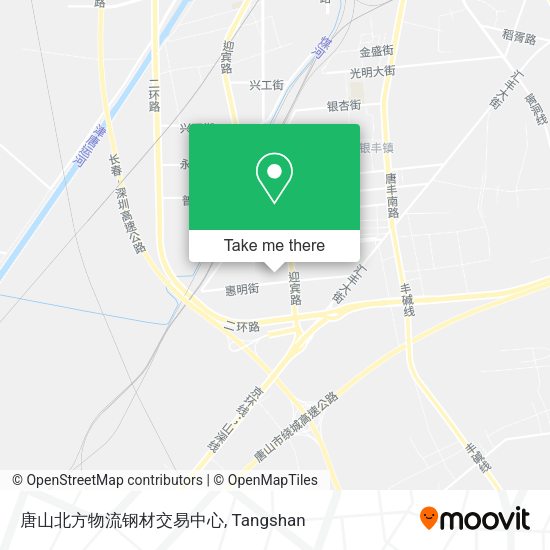 唐山北方物流钢材交易中心 map
