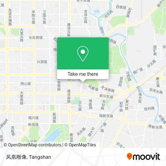凤凰雕像 map