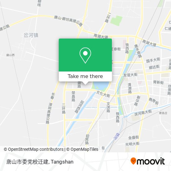 唐山市委党校迁建 map