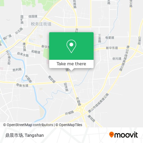 鼎晨市场 map