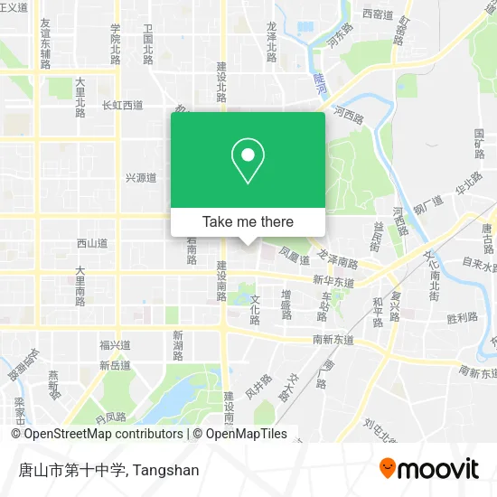 唐山市第十中学 map