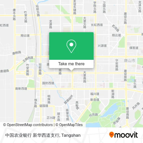 中国农业银行 新华西道支行 map