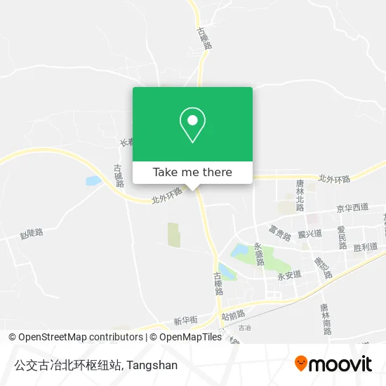 公交古冶北环枢纽站 map