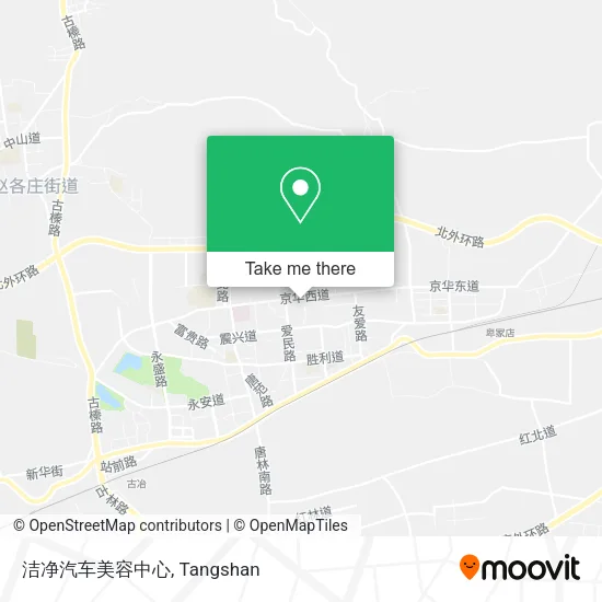洁净汽车美容中心 map
