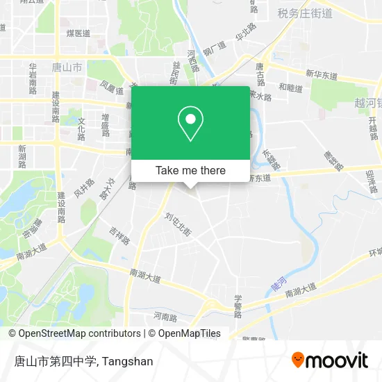 唐山市第四中学 map
