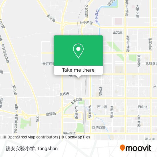 骏安实验小学 map