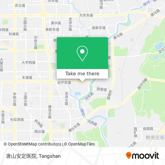 唐山安定医院 map
