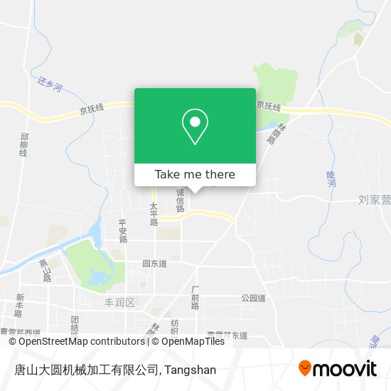 唐山大圆机械加工有限公司 map