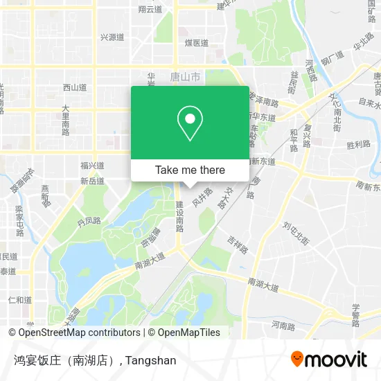 鸿宴饭庄（南湖店） map