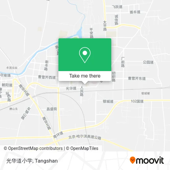 光华道小学 map