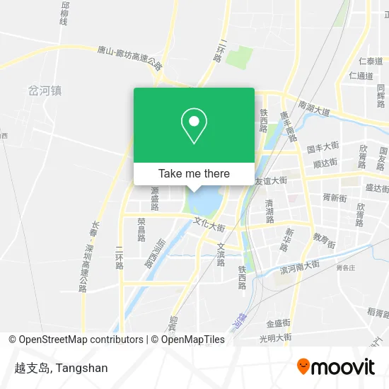 越支岛 map