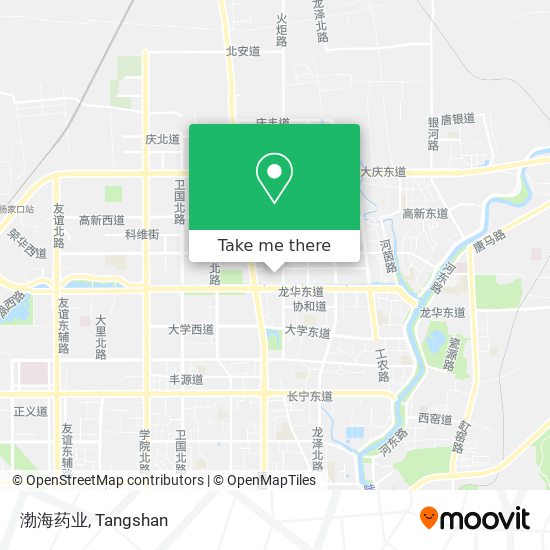 渤海药业 map