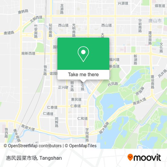 惠民园菜市场 map