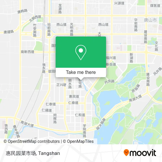 惠民园菜市场 map