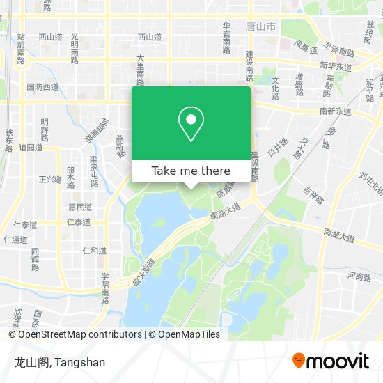 龙山阁 map