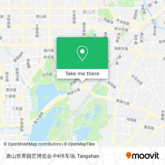 唐山世界园艺博览会-P4停车场 map