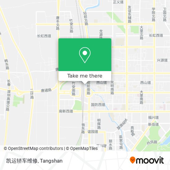 凯运轿车维修 map