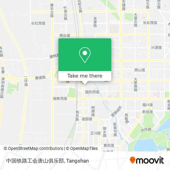 中国铁路工会唐山俱乐部 map
