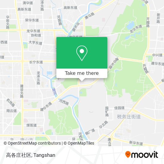 高各庄社区 map