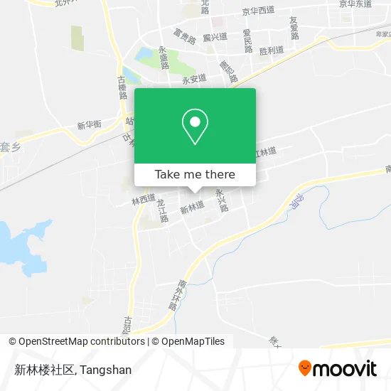 新林楼社区 map