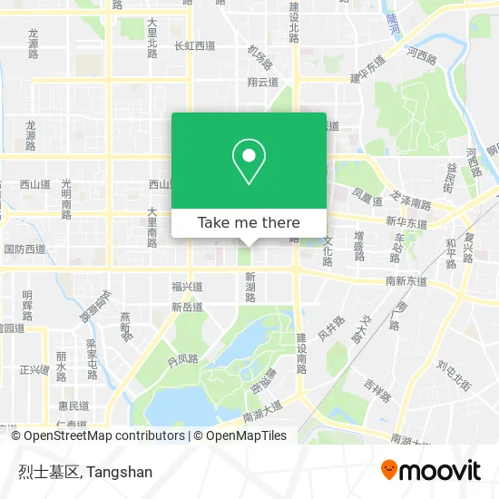 烈士墓区 map