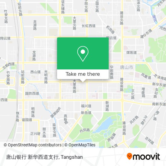唐山银行 新华西道支行 map