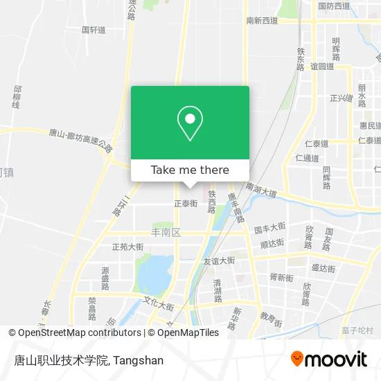唐山职业技术学院 map