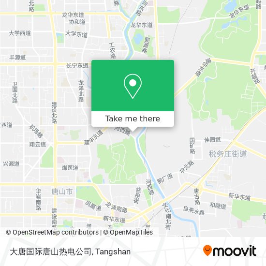 大唐国际唐山热电公司 map
