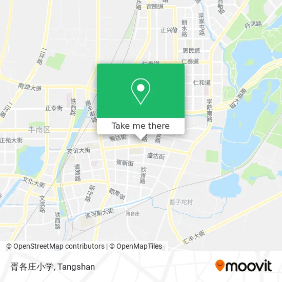 胥各庄小学 map