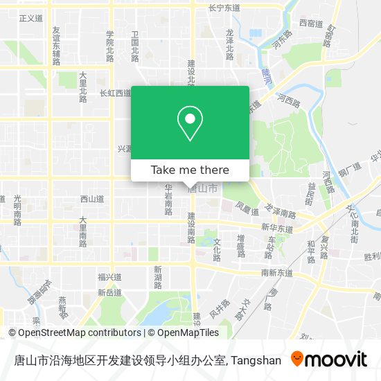 唐山市沿海地区开发建设领导小组办公室 map