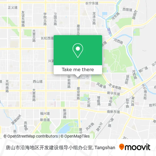 唐山市沿海地区开发建设领导小组办公室 map