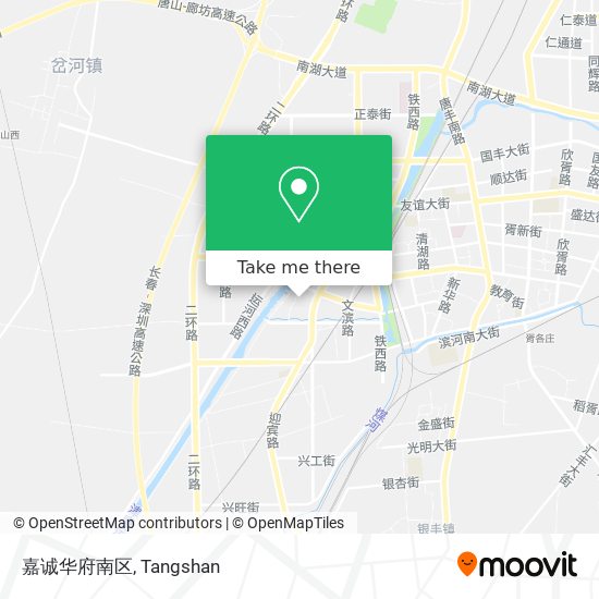嘉诚华府南区 map