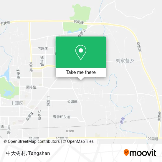 中大树村 map