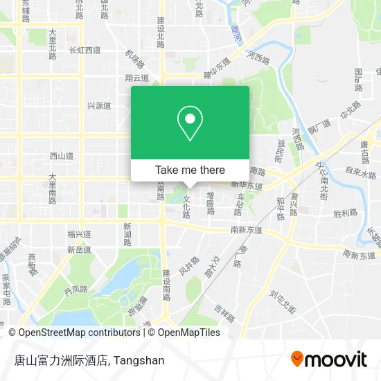 唐山富力洲际酒店 map