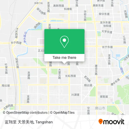蓝翔里 天景美地 map