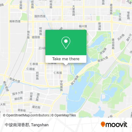 中骏南湖香郡 map