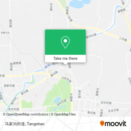 马家沟街道 map
