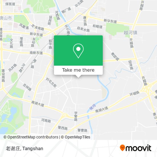 老谢庄 map