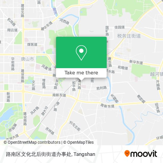 路南区文化北后街街道办事处 map
