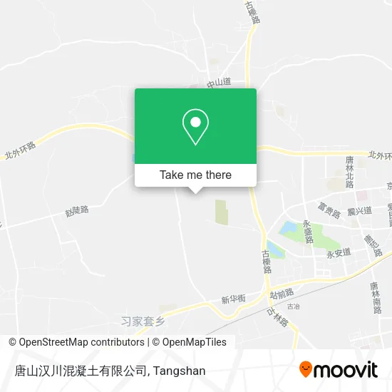 唐山汉川混凝土有限公司 map