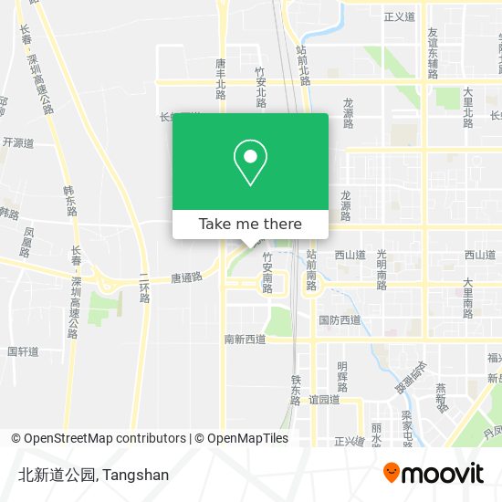 北新道公园 map