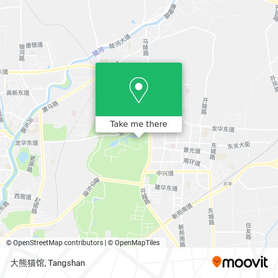 大熊猫馆 map
