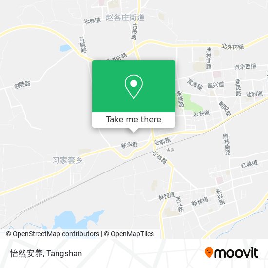 怡然安养 map