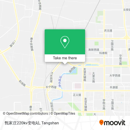 甄家庄220kv变电站 map