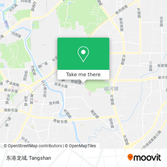 东港龙城 map