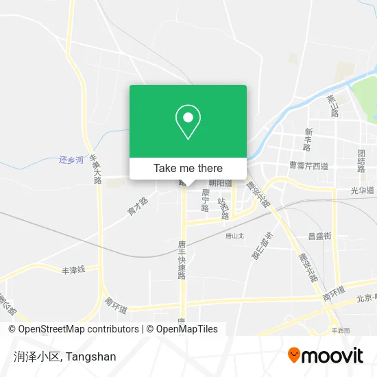 润泽小区 map