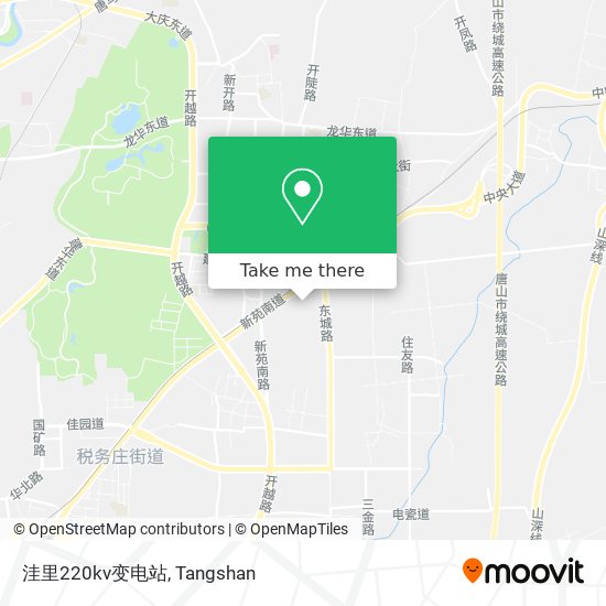 洼里220kv变电站 map