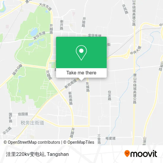 洼里220kv变电站 map