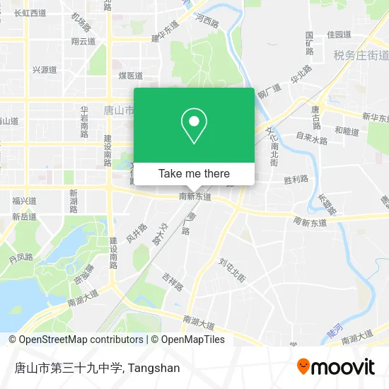 唐山市第三十九中学 map