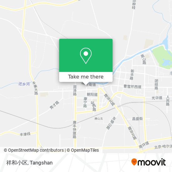 祥和小区 map